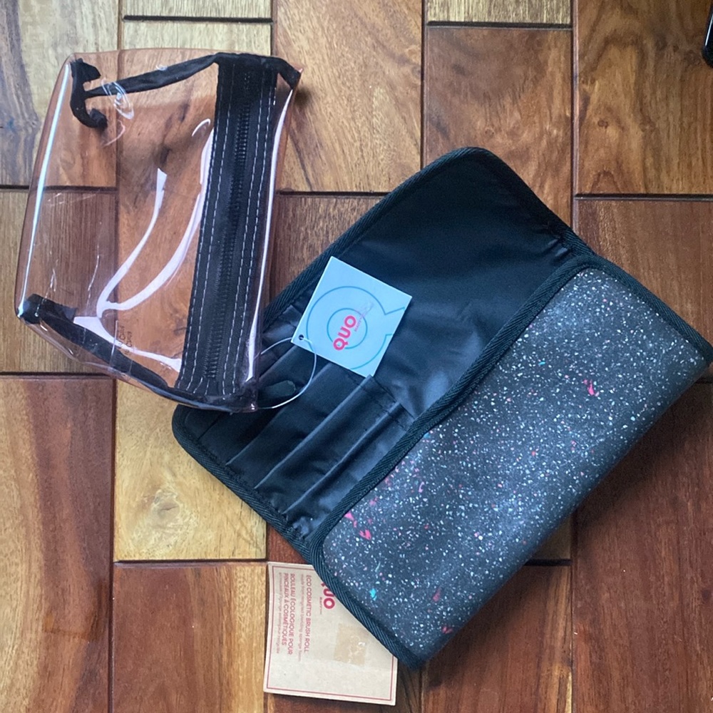 $10 add-on: Cosmetics bag and cosmetic brush roll